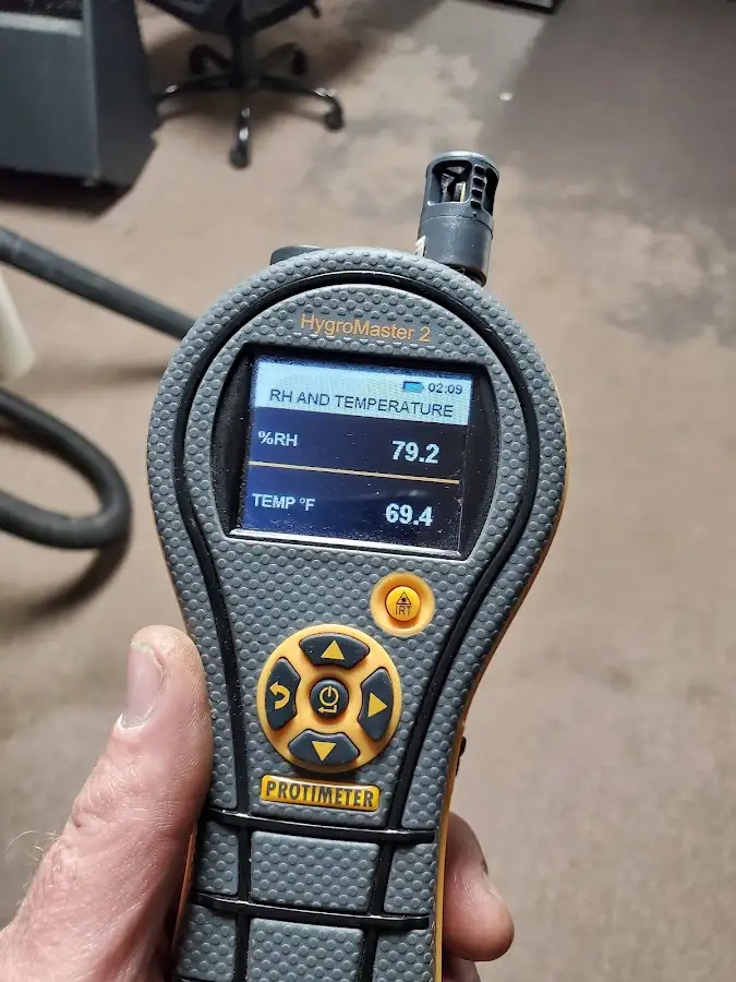 Moisture meter humidity assessment for Mold Remediation & Removal in Dearborn Heights